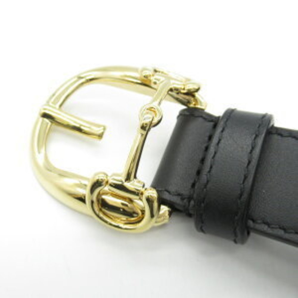 Gucci Horsebit Belt Clothing Leather Black View 2